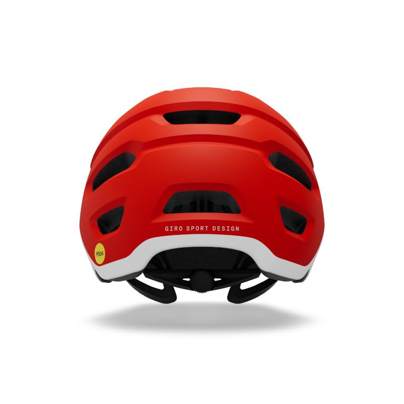 Giro - Source MIPS Helme - Erwachsene Unisex - Schutzausrüstung, Fahrradhelm, Mountainbike-Helm, MTB-Schutzhelm, Flammenrot, M