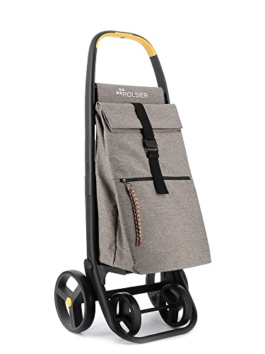 Rolser Carro Clec Termo Eco 8 Plus Lemon 4 Ruedas Grandes - Granito