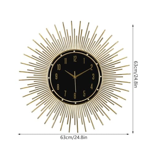 Horloge murale silencieuse petit format salon mode décoration maison - 7