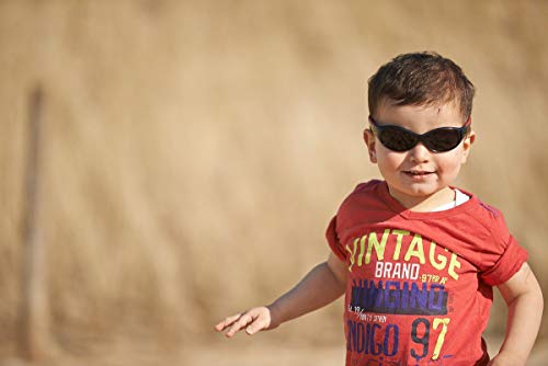Óculos de Sol Explorer Preto e Vermelho 2 anos, Real Shades, Preto/Vermelho, 2 A 4 Anos