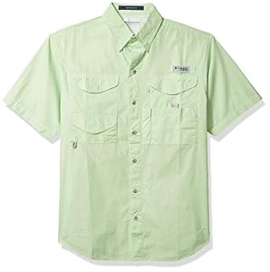Image of Columbia Men's PFG Bonehead Short Sleeve Shirt,Key West,Small,standard