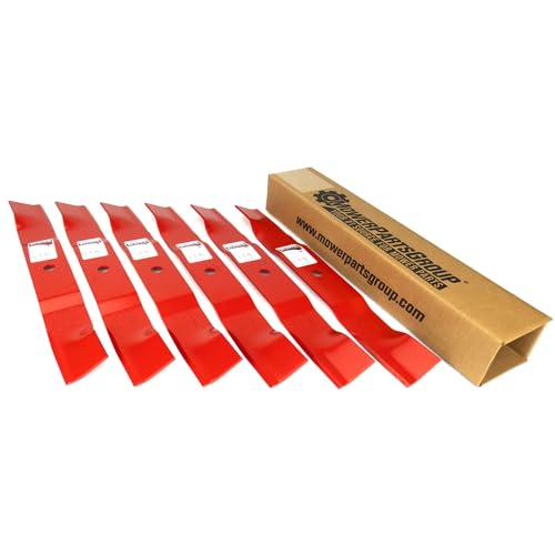 MowerPartsGroup (6) Reaper Blades Compatible with Ariens Gravely 52" ZTX