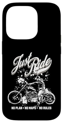 Just Ride �I�[�g�o�C�̃O���t�B�b�N�A�N���[�U�[�̃f�U�C���AVicla �`���b�p�[ �X�}�z�P�[�X iPhone 14 Pro �p