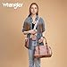Wrangler 3Pcs Doctor Bag Set for Women, Top Handle Satchel Purse Barrel Handbags Cell Phone Purse Leather Hobo Bags WG48S-S51101DPK