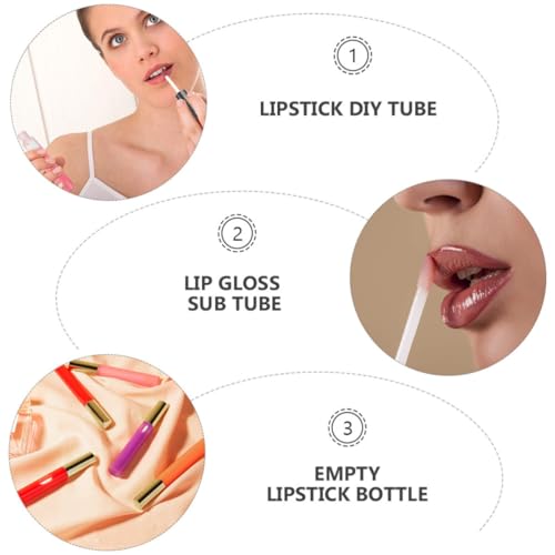 Tubes à lèvres vides anti-fuite : 30 flacons rechargeables de 10ml