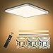 Produktbild SUNZOS Deckenlampe Led Deckenleuchte Dimmbar 36W, 3000K/4500K/6500K 30cm Deckenlampe Led Panel Dimmbar für Lampe Wohnzimmer, Schlafzimmer, Küchenlampe, Esszimmer, Badezimmer, Led Lampen Deckenlampen