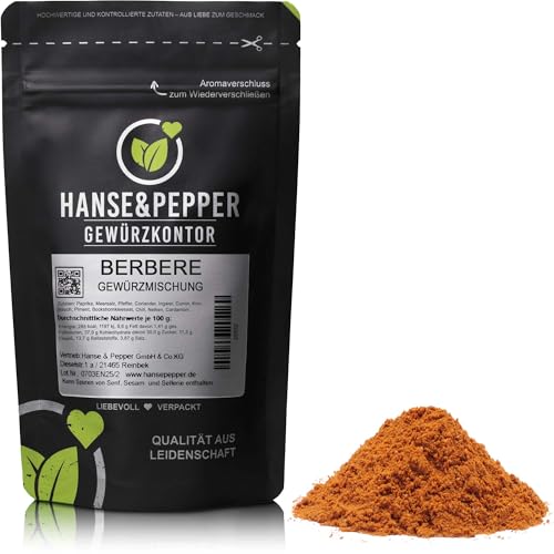 250g Berbere Gewürzzubereitung gemahlen Äthiopische Gewürzmischung Bärbärre