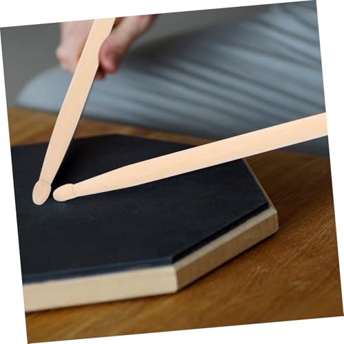 Baquetas de madera TOYANDONA, 2 pares, para batería acústica y jazz, construcción confiable de arce, ideales para principiantes y todos los niveles, varillas rítmicas con acabado liso para un manejo cómodo miniatura 5