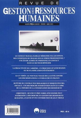 Preisvergleich Produktbild REVUE GRH N95 JANVIER FEVRIER MARS 2015