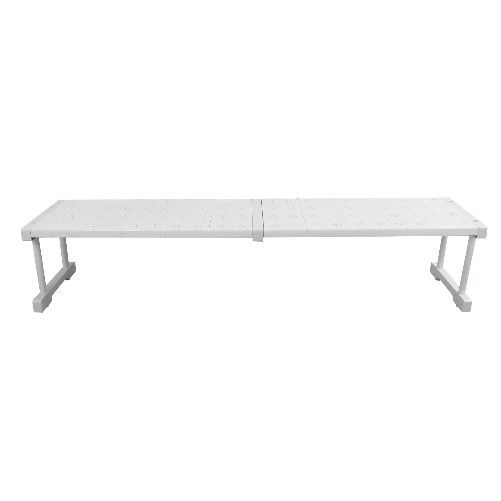 Schrankregal-Organizer, Verstellbares, Platzsparendes Kleiderschrank-Spannregal, Geeignet für Schränke, Kleiderschränke und Waschbecken, 24 cm X 22 cm (Länge 87–108 cm)