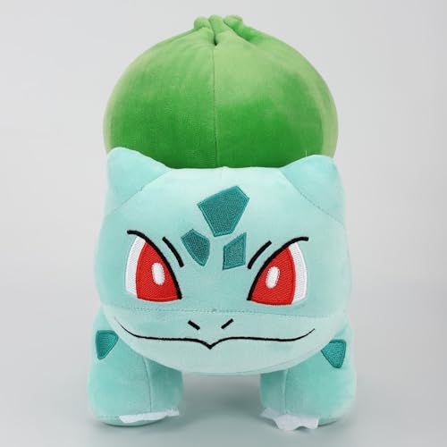 Image of Mirada Pokemon Bulbasaur Soft Plush Toy - 22cm | Official Licensed Cute Green Stuffed for Kids, Boys & Girls | Super Soft & Comfortable Plush | Ideal Gift for Birthday & Festivals