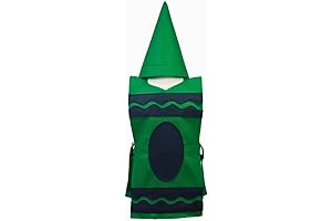 Green Crayon Costume Set (Tunic and Hat) - Baby, Toddler, Kids, Teen,...