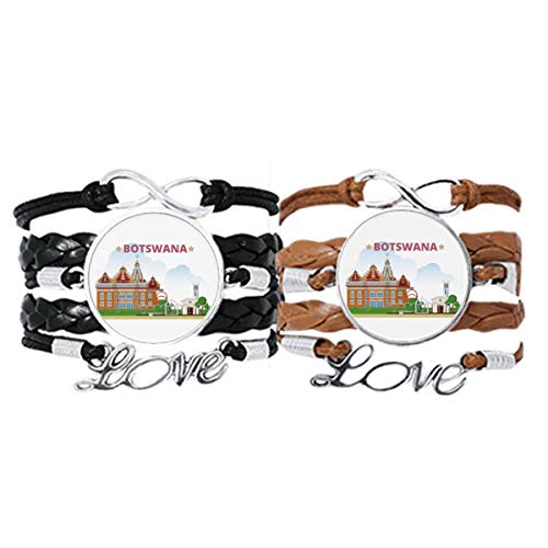 Bracelet Botswana amour en cuir pour sceller votre complicité au quotidien