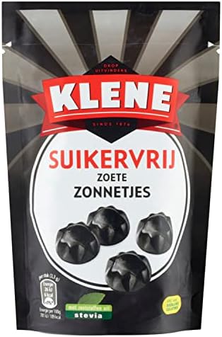 KleneZoete Zonnetjes Liquorice - Sugarfree - 100g