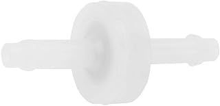 PVDF One Way Inline Check Valve Air Compressor Accessories 1/8" 3/16" 1/4" for Fuel Gas Liquid Air(3/16")