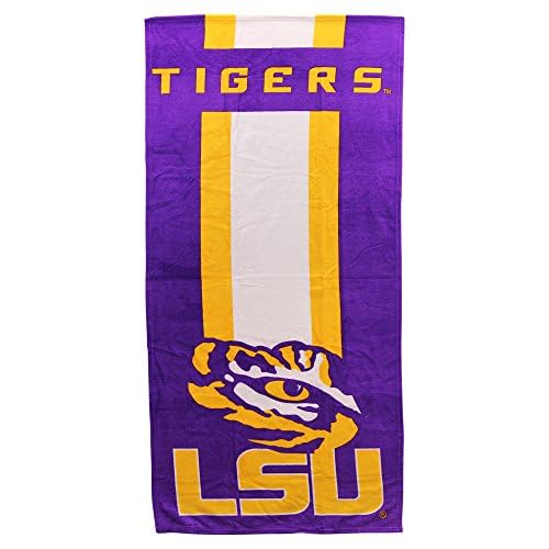 Pro Sport Brand Collegiate Unisex Adult Beach Towel (Beach Towel, LSU)