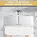 Silicone Kitchen Countertop & Sink Splash Guard, Silicone Sink Faucet Drying Mat, Faucet Mat for Kitchen Sink, 16.9” x 5.5’’ x 3.9’’ Splash Guard for Kitchen, Bathroom (Transparent)