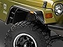Barricade Flat Style Fender Flares Compatible with 97-06 Jeep Wrangler TJ