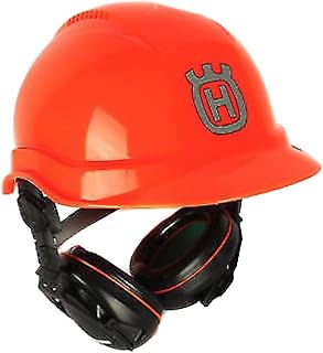 Husqvarna 592752701 Chainsaw Helmet with Metal Mesh Face Shield, Adjustable Ear Muffs for Hearing Protection, and Sun Pea... Price In India