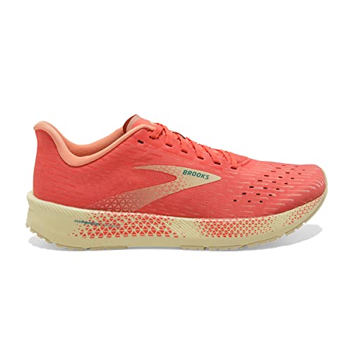 Brooks Women's Hyperion Tempo Road Running Shoe - Hot Coral/Flan/Fusion Coral - 5 Medium