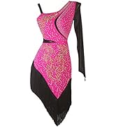Amazon.com: Red Off-the-Shoulder Diamond-Studded Latin Dance Dress Women's  Competition Performance Mesh Skirt : Clothing, Shoes & Jewelry