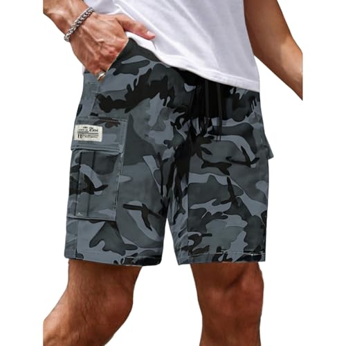 Shorts Leger Bermudas Multipoches Homme pour Éviter la Chaleur