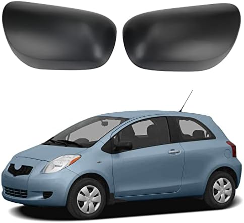 Jeu De Coques De Rétroviseur Pour Toyota Yaris 2007-2013 - Paire Gauche Et Droite En ABS Gris