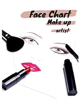 Paperback Face Chart Make up artist Book