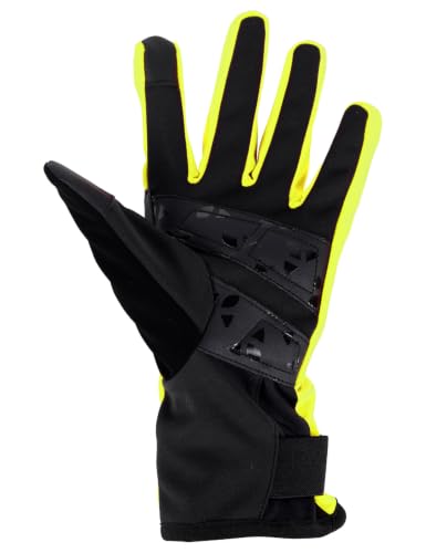 VAUDE Posta Fahrradhandschuhe Winter warm, Touchscreen, Neon Yellow, Gr. 6 – Ansicht 2