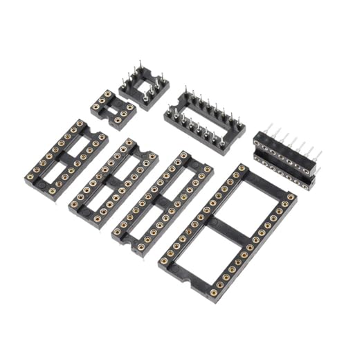Conector de pines para proyectos de robótica educativa zócalo DIP16 de 2.54mm de pie redondo