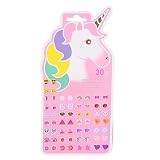 Pendientes adhesivos para niñas, 3D autoadhesivos con purpurina, calcomanías de cristal, calcomanías para aretes, calcomanías de uñas, calcomanías artísticas, decoración para bolsas de fiesta