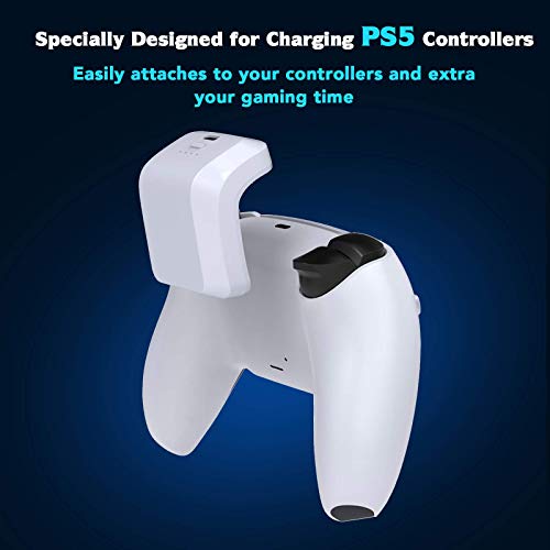 Bejoy Wireless Remote Charger Battery Pack For Ps5 Dualsense Controller, 1500Mah Rechargeable Battery Replacement, High Capacity, Fast Charging External Battery Pack With Usb Charging Cable #TOP2