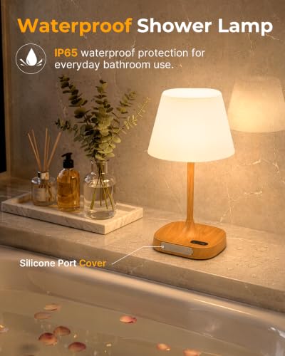 BUCASA Waterproof Shower Lamp Rechargeable Bathroom Shower Lights - image 3