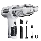 Cordless Car Vacuum - Vehicle Cleaning Device Powerful Suction Vacuums Cleaner...