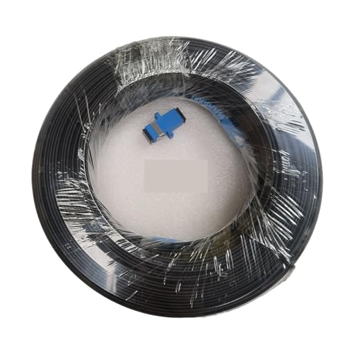 Cordon raccordement monomode FTTH SC/UPC de 70m avec adaptateur inclus pour rallonge fibre extérieure