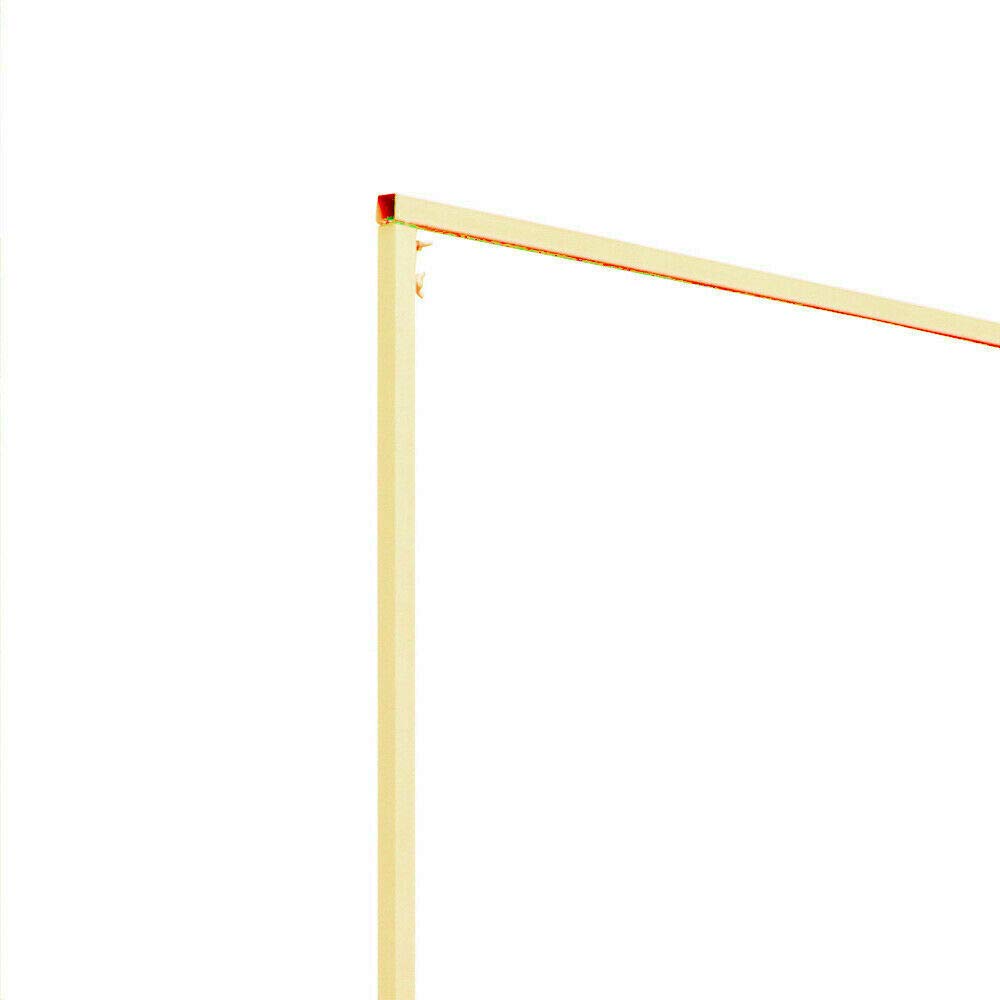 Metalowy łuk weselny kwadratowy ślub łuk balon łuk łuk łuk róże wesele balon girlanda balon pierścień stojak łuk dekoracja 2 x 2 m (złoty)