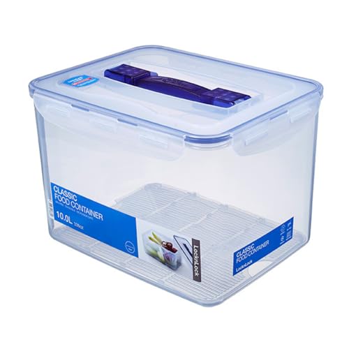 Lock & Lock HPL886 Multifunktionsbox 10l mit Ablaufgitter und Griff