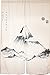 KARUILU home Japanese Noren Doorway Curtain/Tapestry 33.5" Width x 47.2" Long (Fuji Mountain)