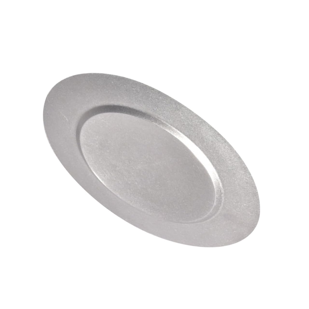 Mikinona Dish Dinner Plate Stainless Steel Food Plate Dinnerware Set Cake Serving Smooth Edges Safe for Camping