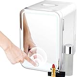 Función de enfriamiento y calefacción: Use para su maquillaje, cremas, cosméticos. Mini nevera para humectantes, máscaras, aceites y suero. Incluso puede usarlo para su medicina, alimentos, bebidas y leche materna: ¡Para mantenerlo frío o caliente!.