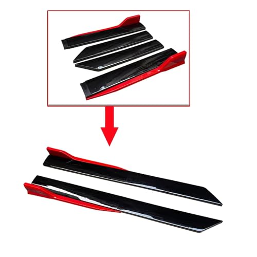 Faldones laterales automotrices con acabado aerodinámico premium para actualización visual 2