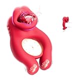 Penisring Sex spielzeug für Paare extrem sex, Erotik Zunge Cockring Sex Spielzeug für die Männer Extrem mit 10 Vibrationsmodi, Dual Penisringe Massagegerät Erotisches Sexspielzeug für Klitoris