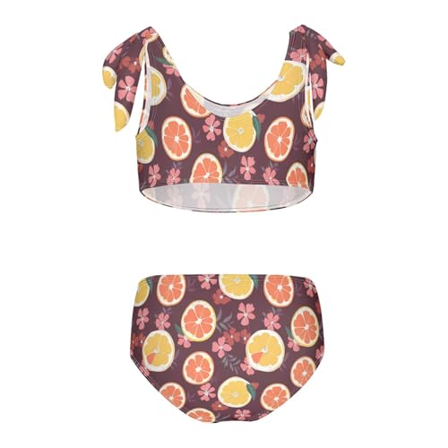 KLL Swimsuit for Girls Cute Tankini Bikini Set with Adjustable Strap2