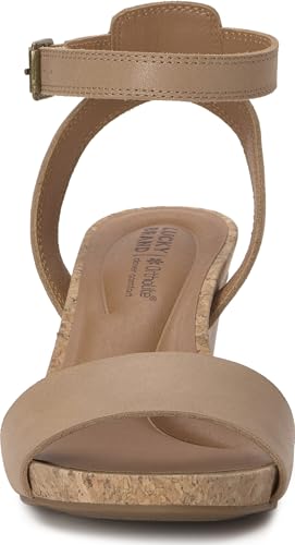 Image of Lucky Brand Lynda Cork Wedge Sandals