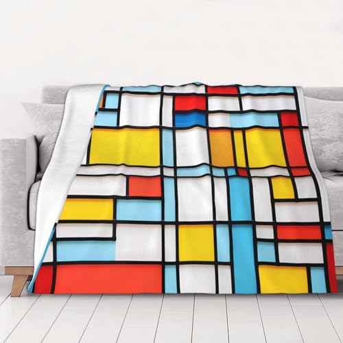 WZYCWB Couverture en flanelle imprimée de 152,4 x 127 cm – 76,2 à 203,2 cm. Une couverture chaude pour l'automne à la maison et une couverture de voyage portable.