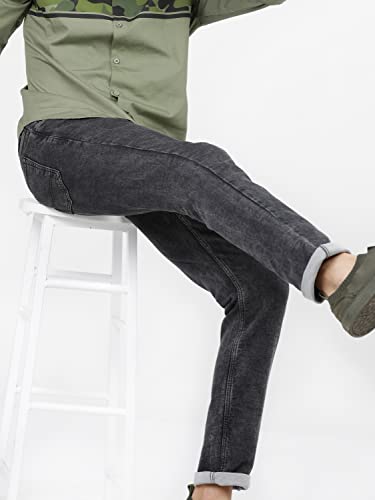 Image of KETCH Mens Black Slim Fit Jeans