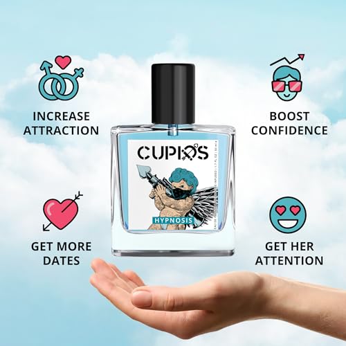 Cupids Original EDP Hypnosis 2.0 Pheromone-Infused Cologne for Men - Pheromone Perfume for Men Fragrance - Real Pheromone Perfume 50ml - Thumbnail 4
