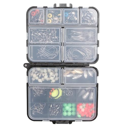 Kit de accesorios para pesca 183 piezas con caja organizadora miniatura 5