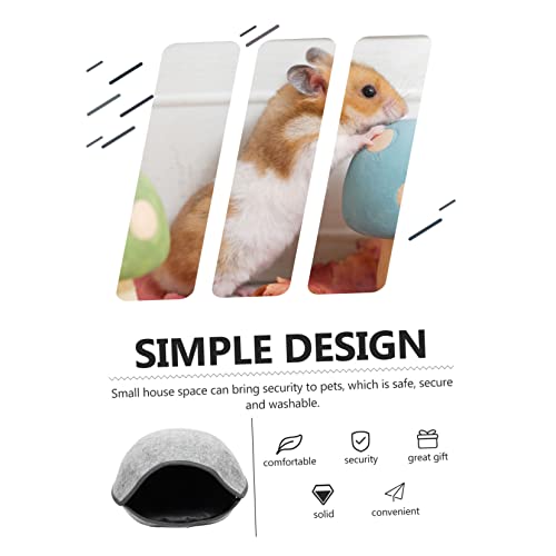 GANAZONO boca de peixe feltro maca de gato casa pet cama para pet Cama para animais de estimação cam