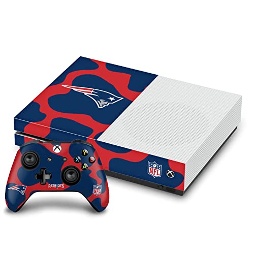 Autocollant de Jeu Peau Xbox One S Vinyle NFL New England Patriots Console Manette